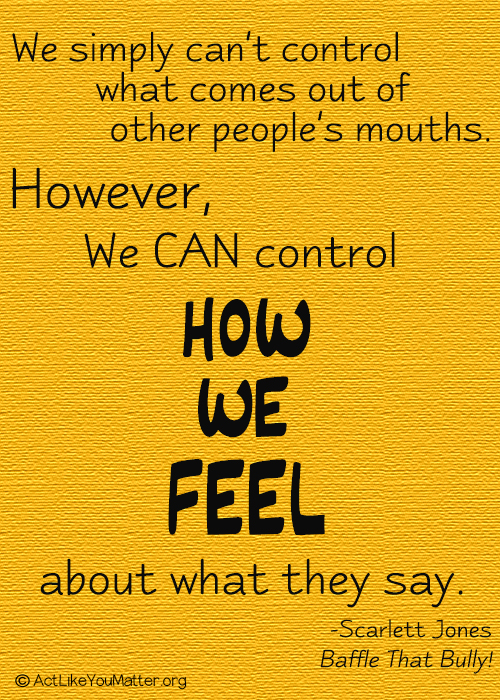 You Can Control How You Feel
