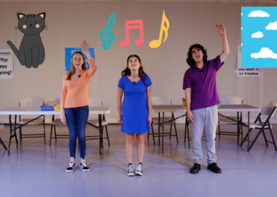 Image of characters from "Baffle Away Bullying! Interactive Workshop for K-3rd." Video available to schools and families at ActLikeYouMatter.org